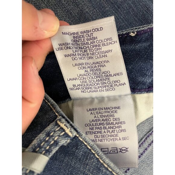 NYDJ Womens Jeans 24W Blue Cropped Denim Original slimming fit 59903 NWT - Picture 9 of 14